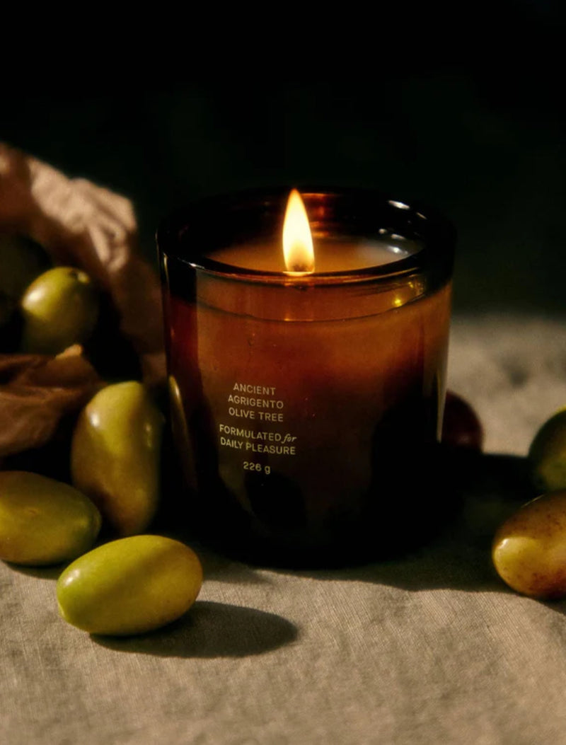 Ancient Agriegento Olive Tree Candle